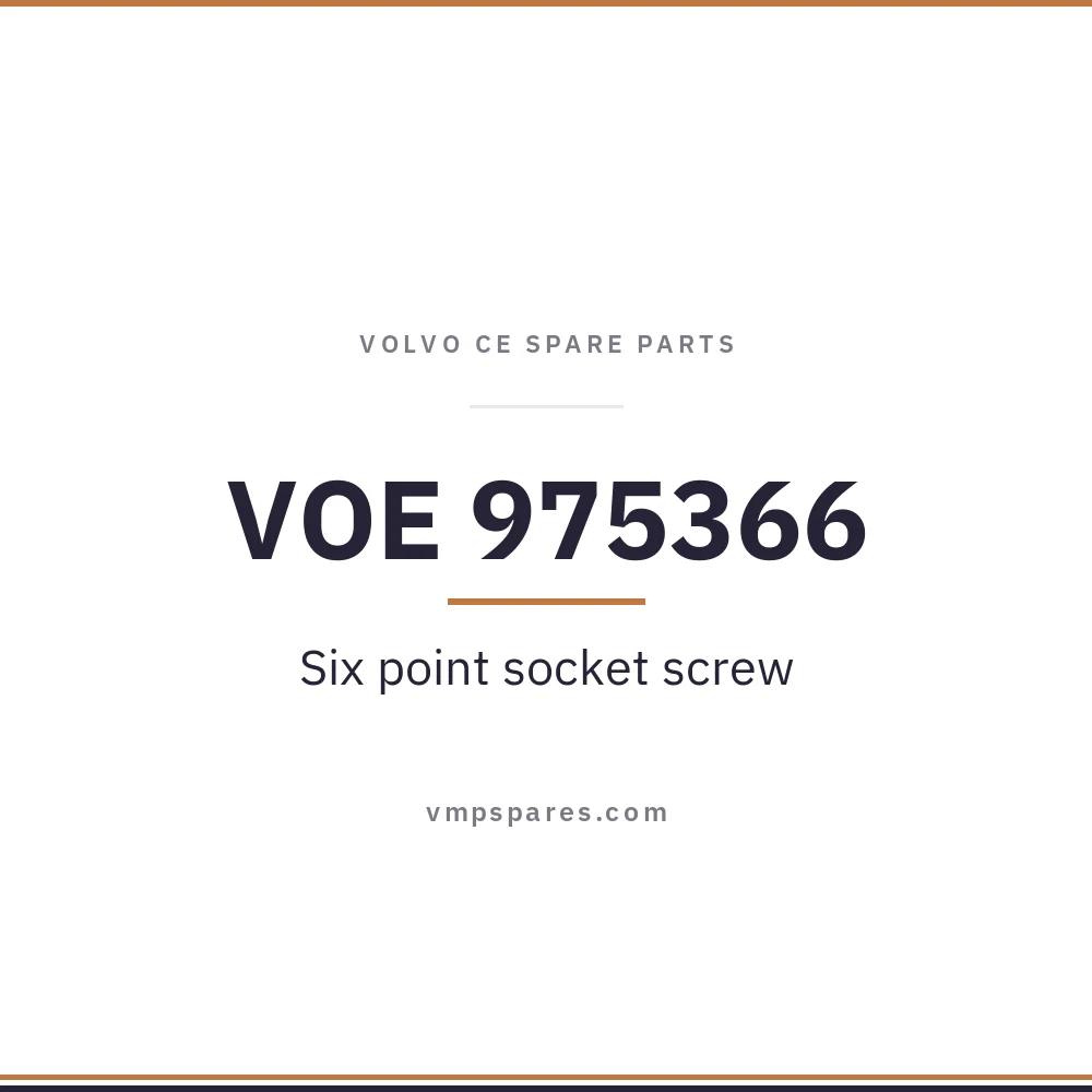 VOE 975366 – Six point socket screw