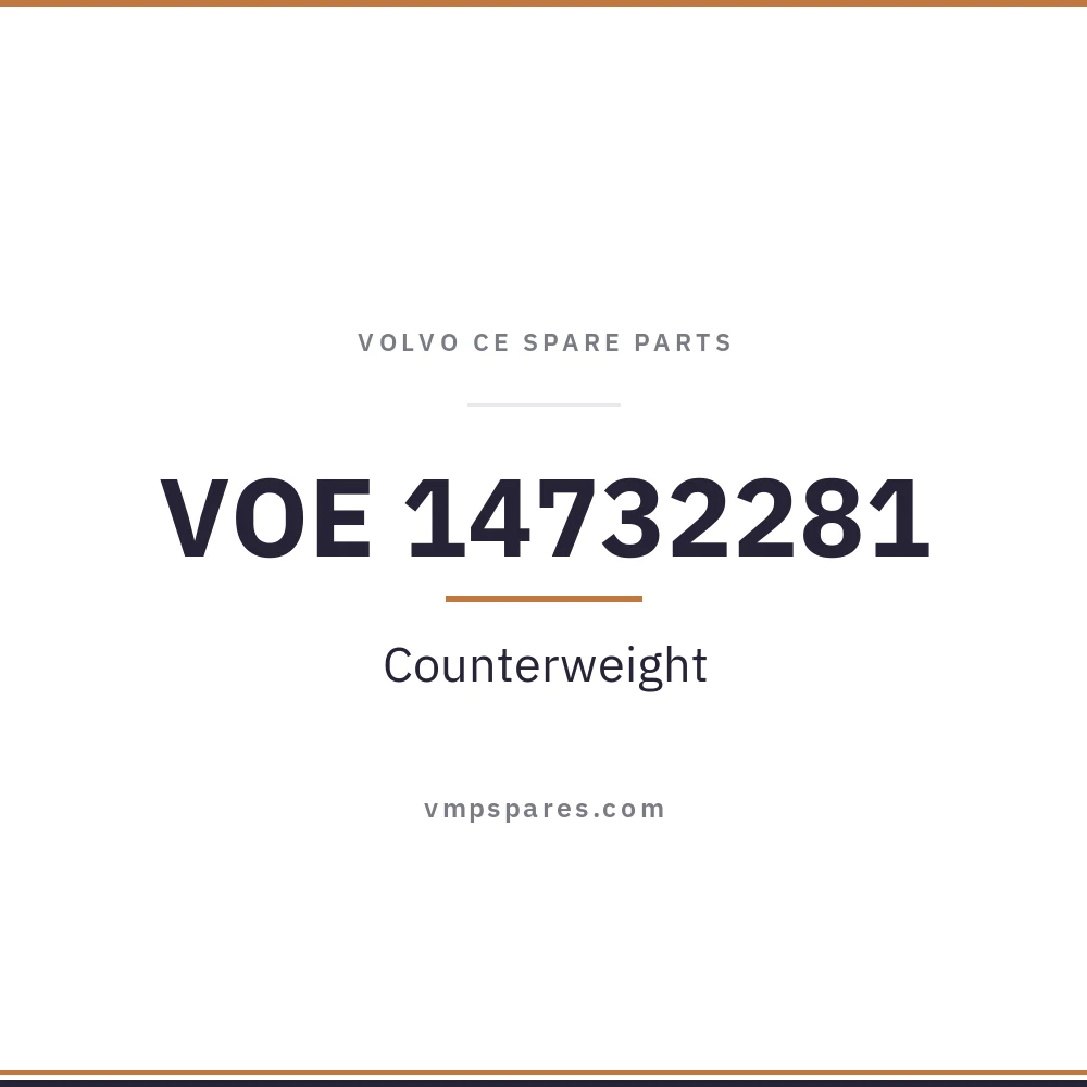 VOE 14732281 – Counterweight