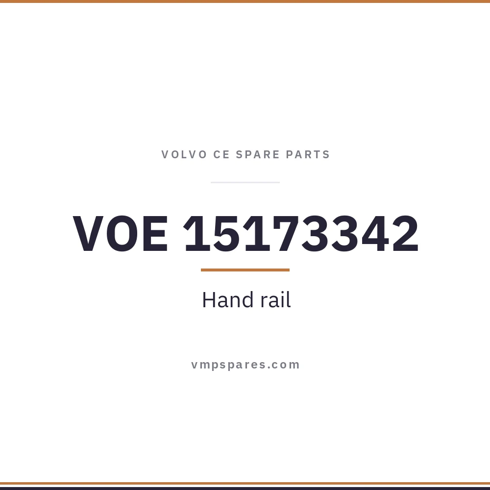VOE 15173342 – Hand rail