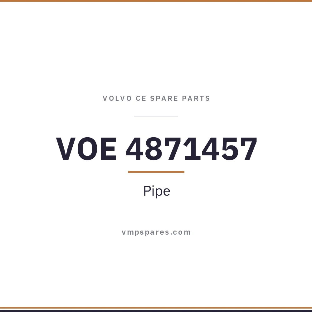VOE 4871457 – Pipe