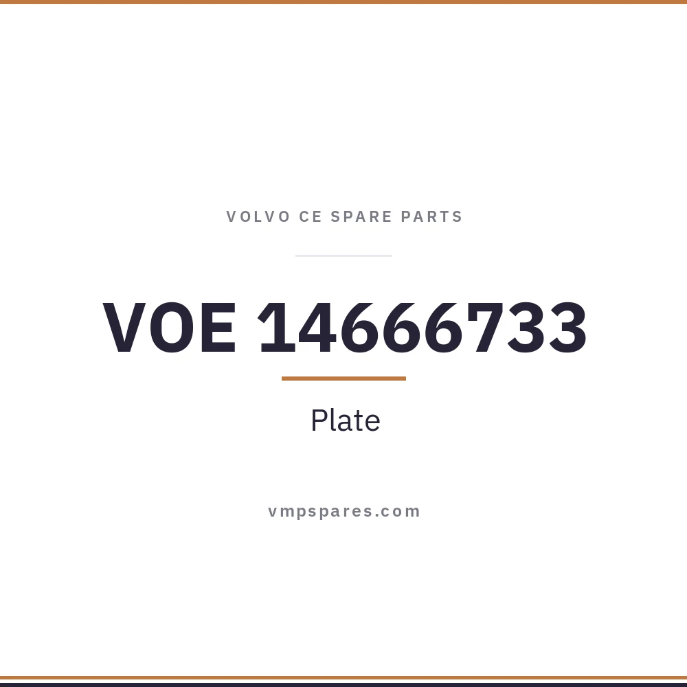 VOE 14666733 – Plate