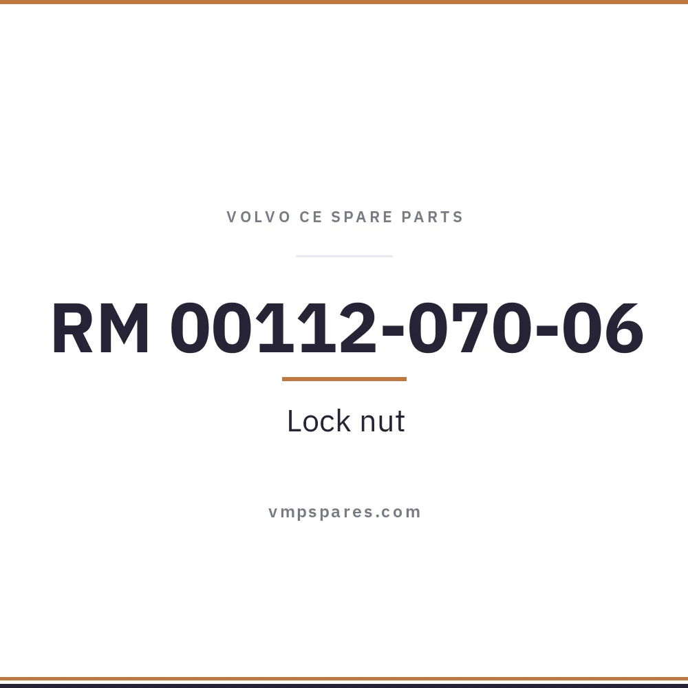 RM 00112-070-06 – Lock nut