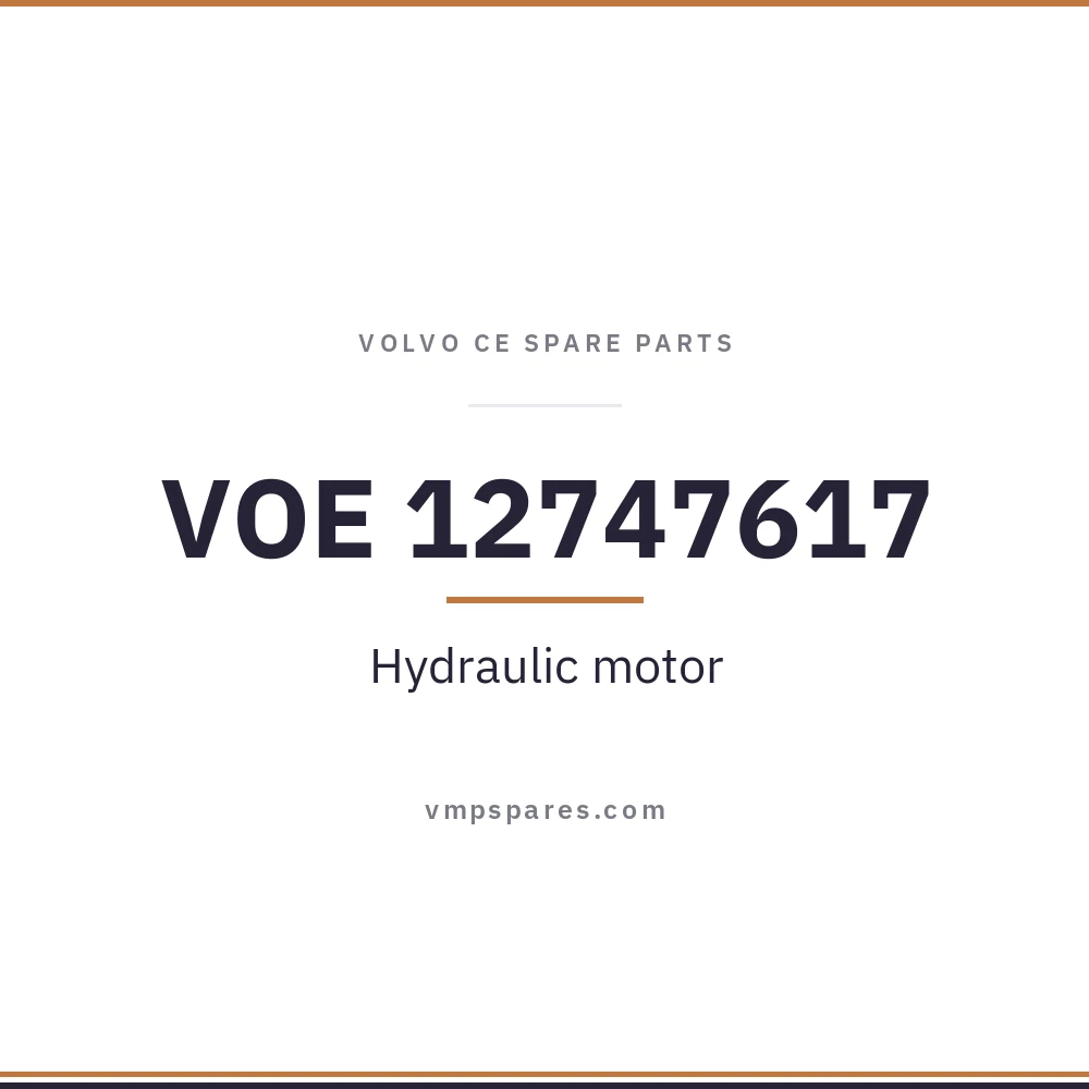 VOE 12747617 – Hydraulic motor