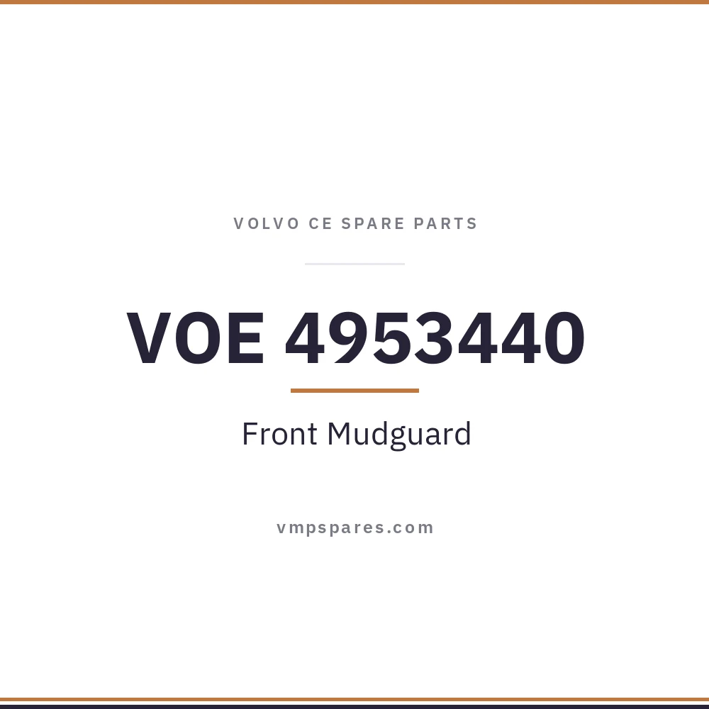 VOE 4953440 – Front Mudguard