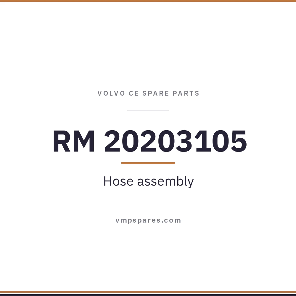 RM 20203105 – Hose assembly