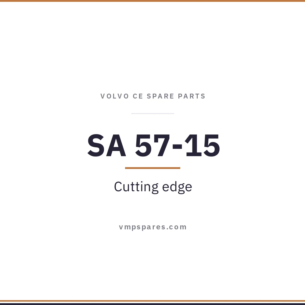 SA 57-15 – Cutting edge