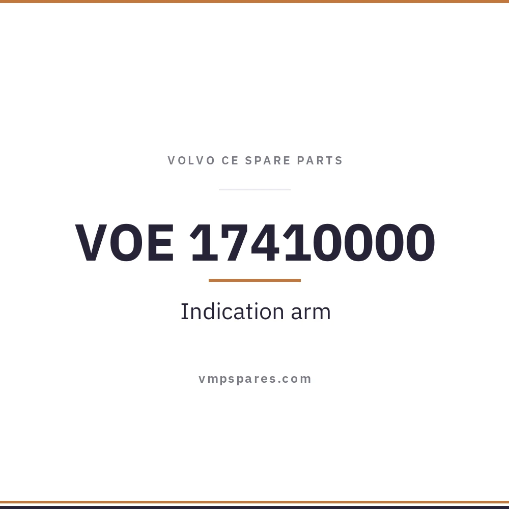 VOE 17410000 – Indication arm