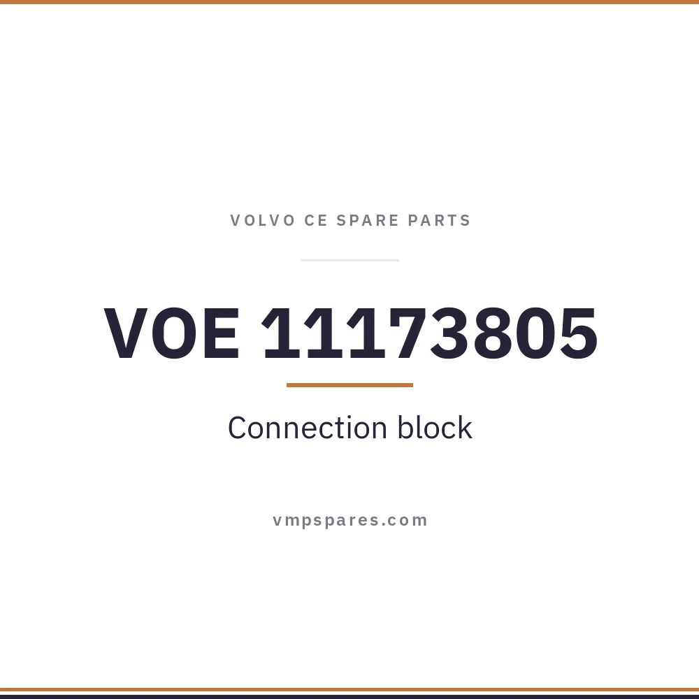 VOE 11173805 – Connection block