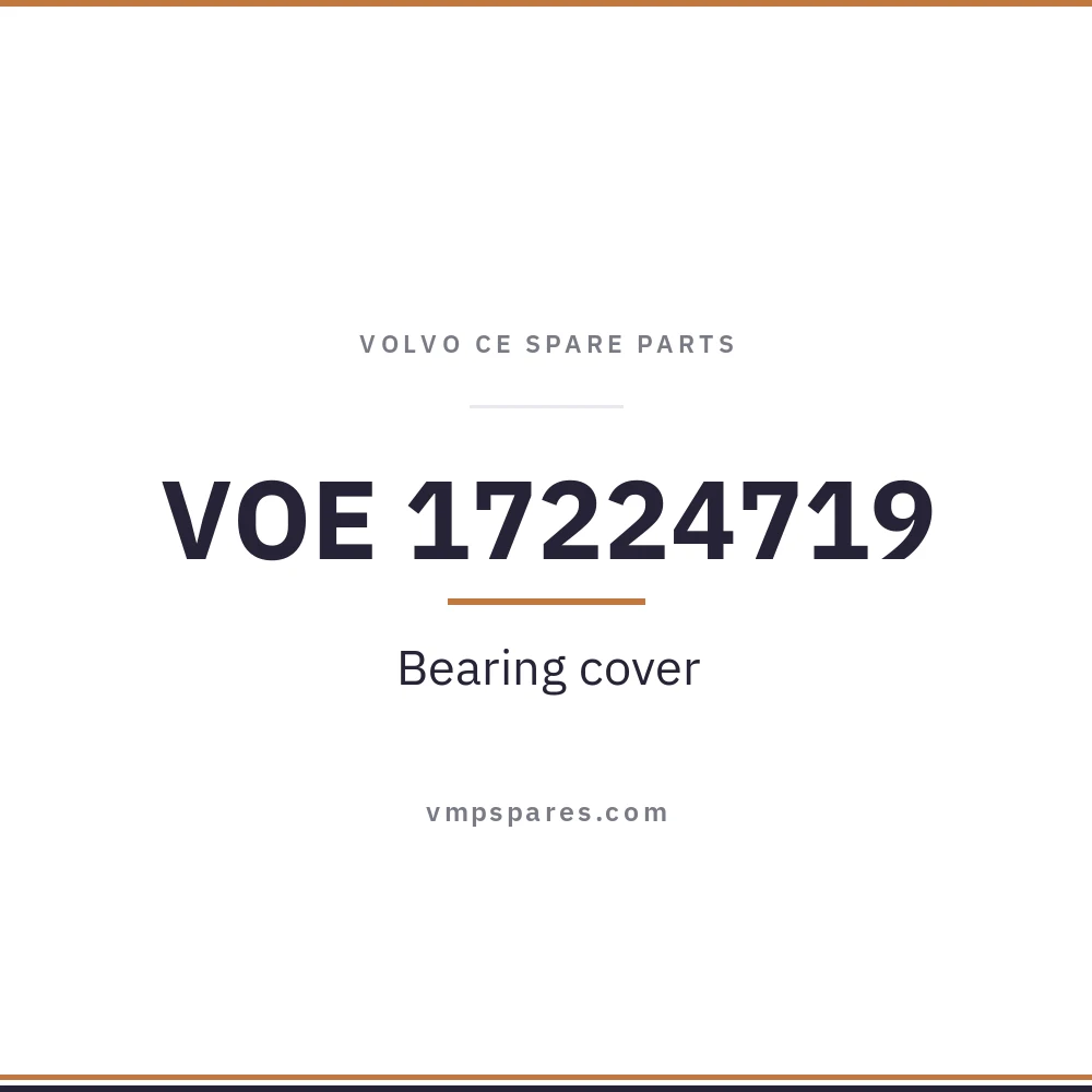 VOE 17224719 – Bearing cover