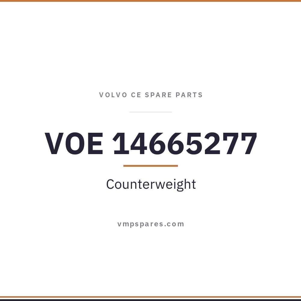 VOE 14665277 – Counterweight