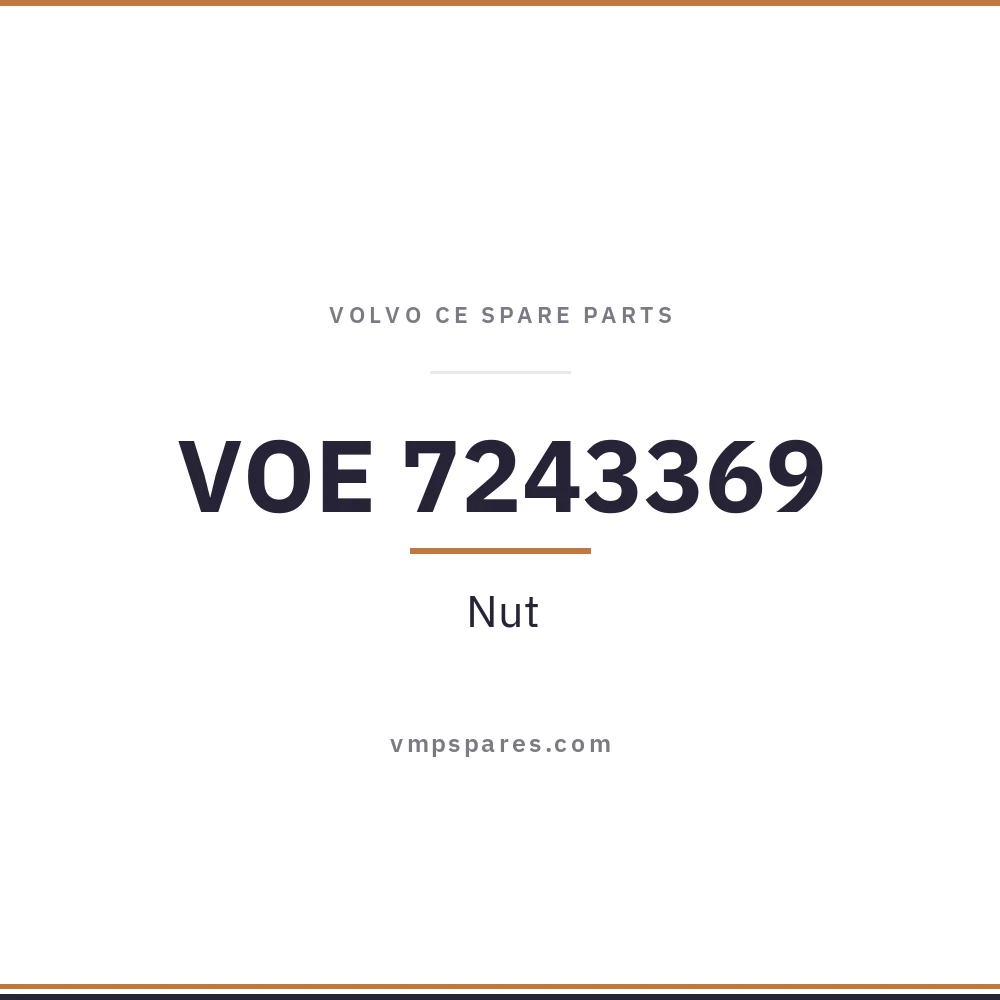 VOE 7243369 – Nut