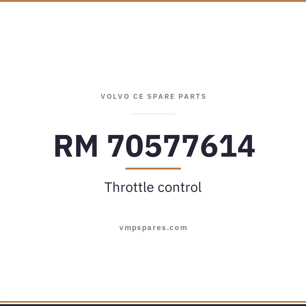 RM 70577614 – Throttle control