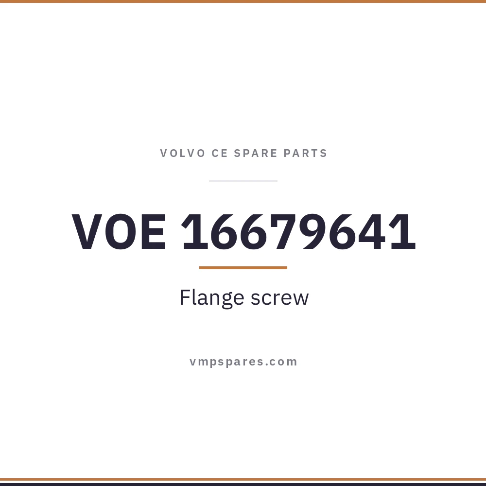 VOE 16679641 – Flange screw