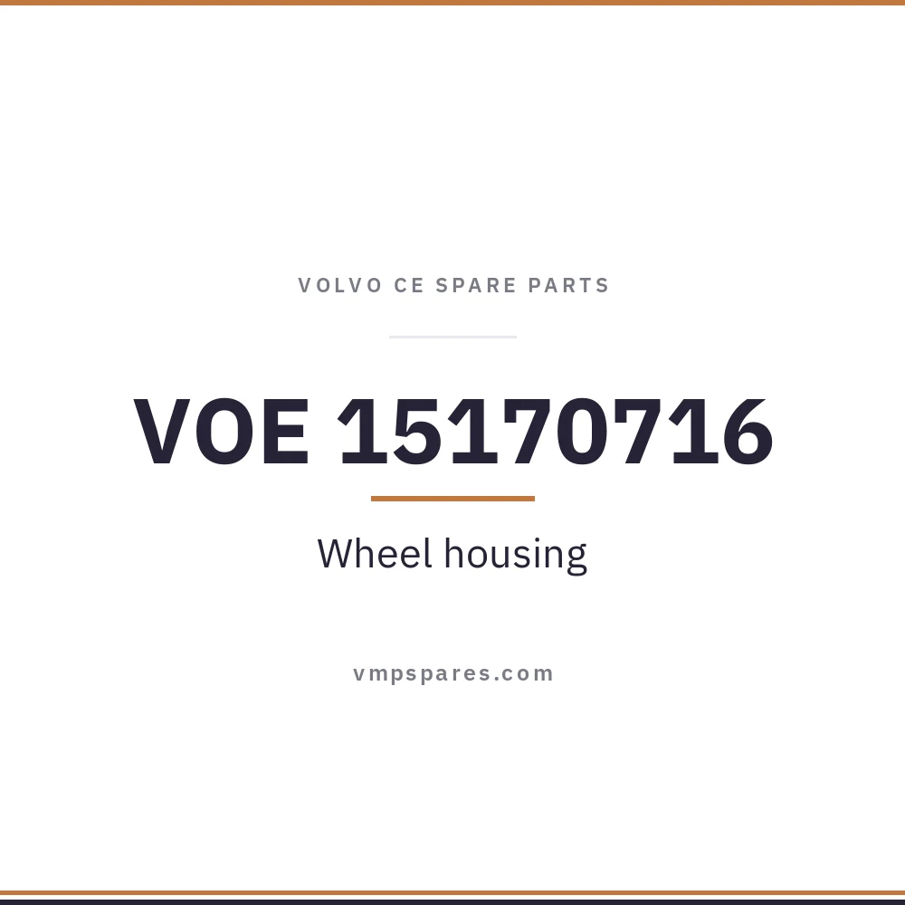 VOE 15170716 – Wheel housing