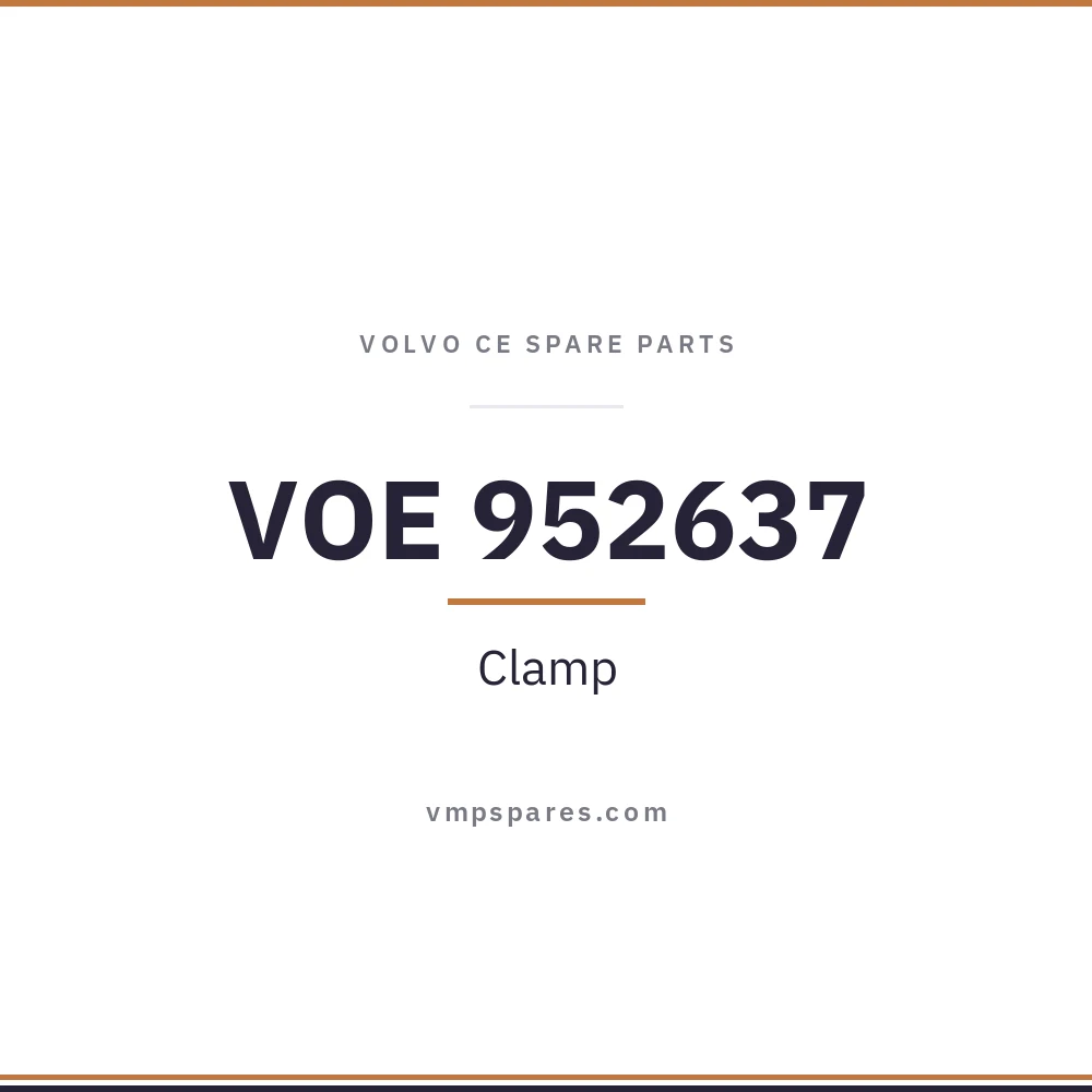 VOE 952637 – Clamp