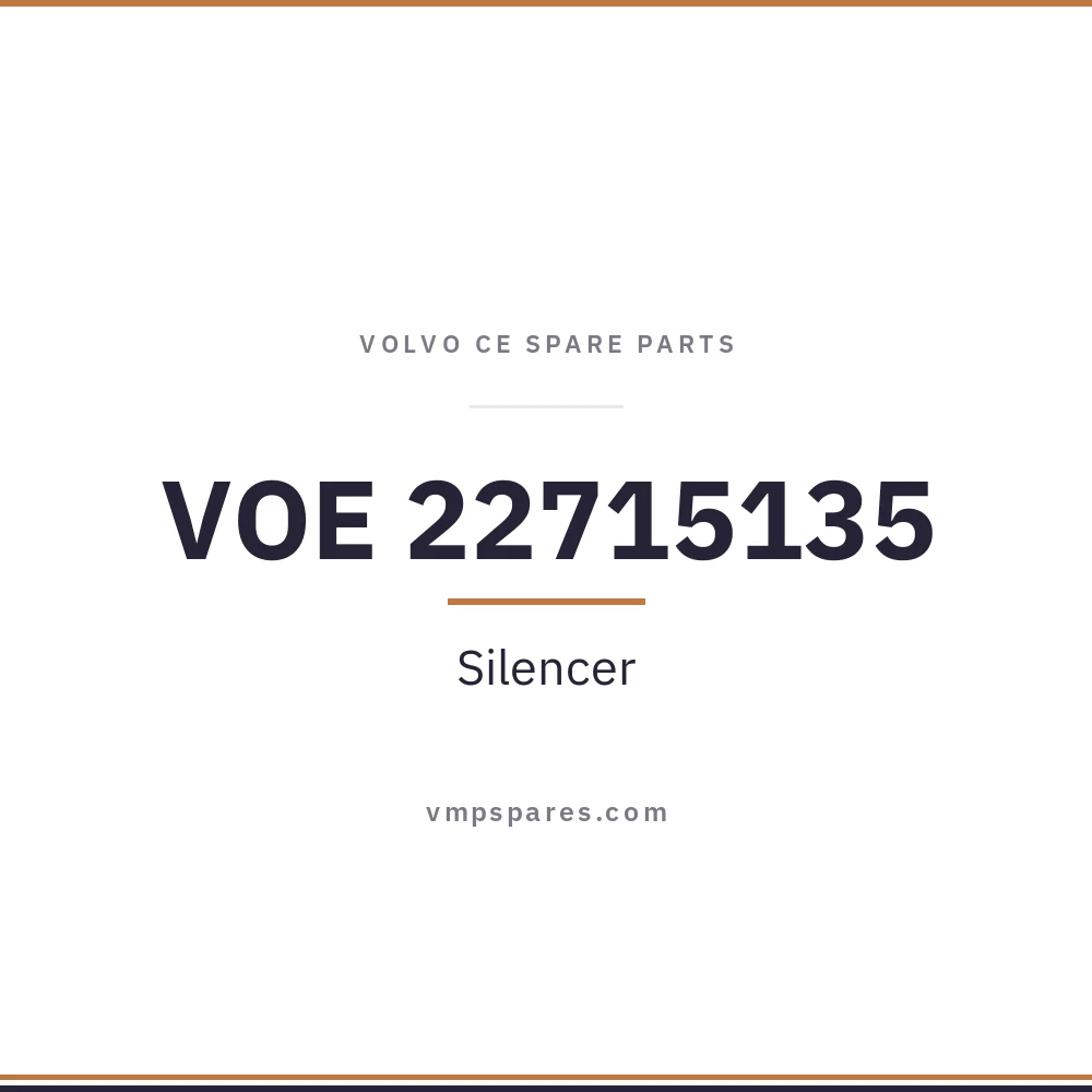 VOE 22715135 – Silencer