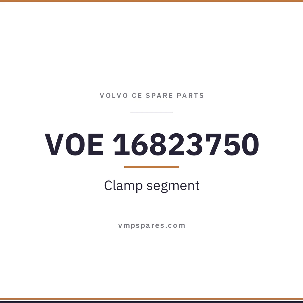 VOE 16823750 – Clamp segment