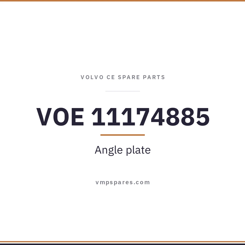 VOE 11174885 – Angle plate