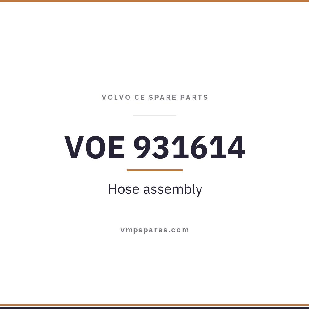 VOE 931614 – Hose assembly