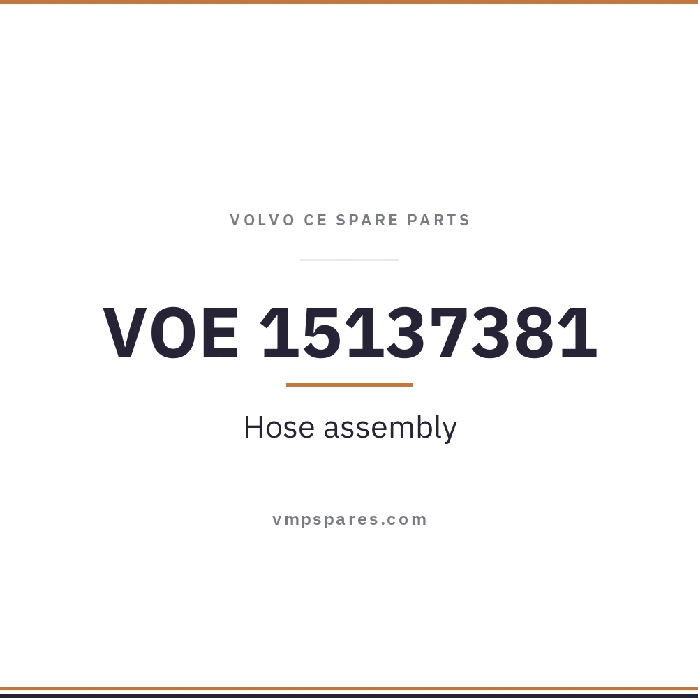 VOE 15137381 – Hose assembly