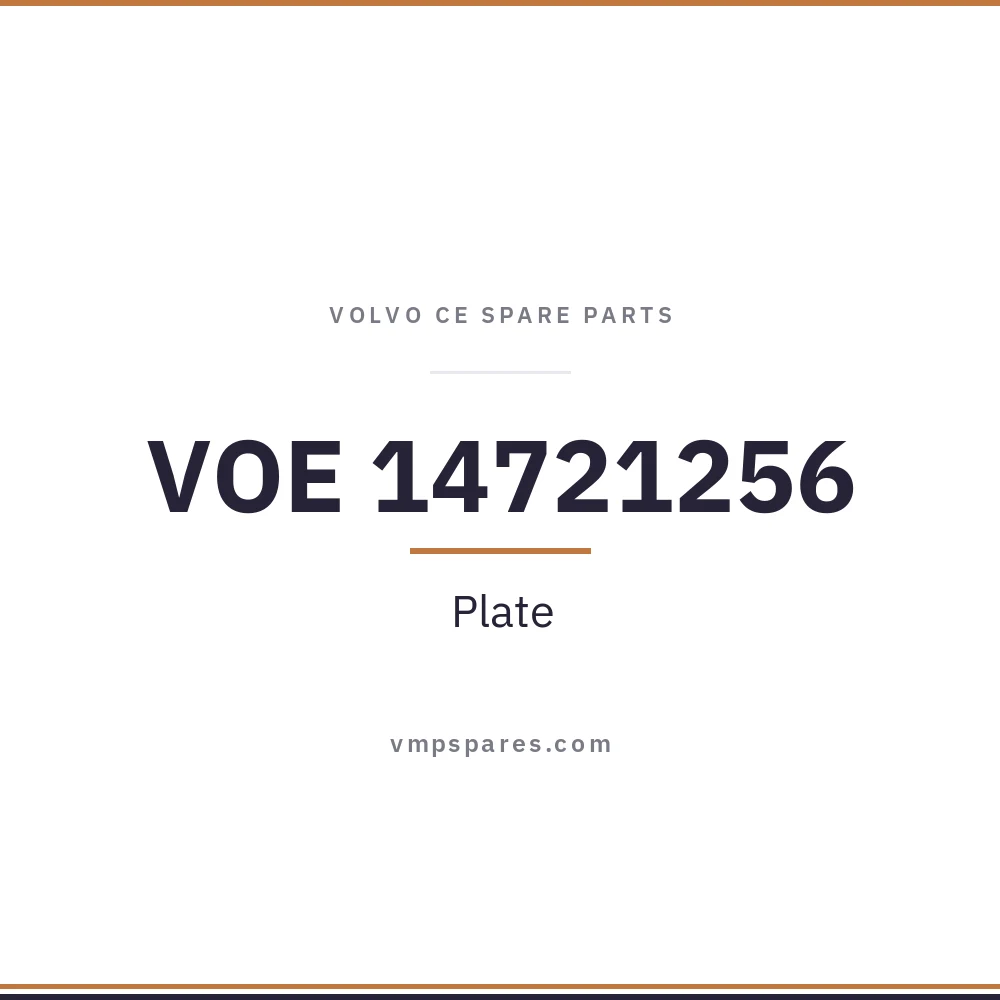 VOE 14721256 – Plate