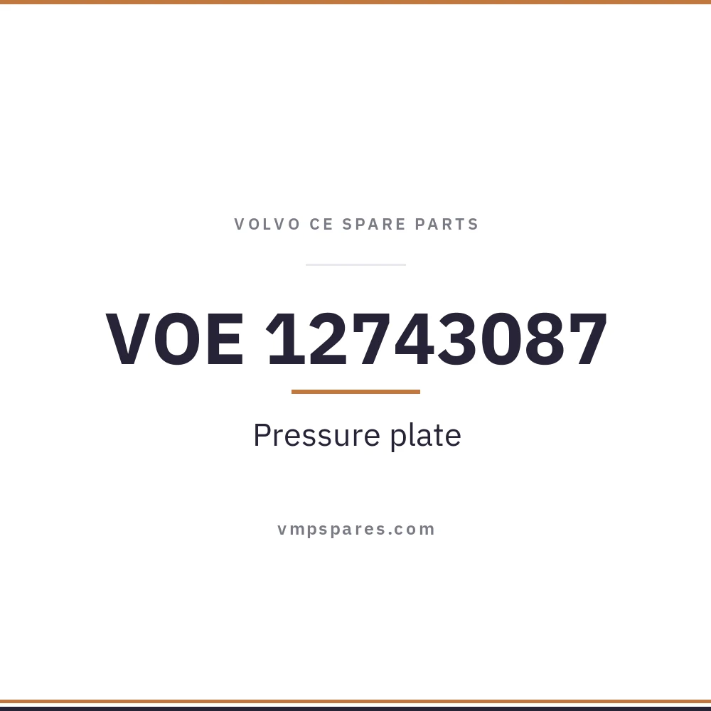 VOE 12743087 – Pressure plate
