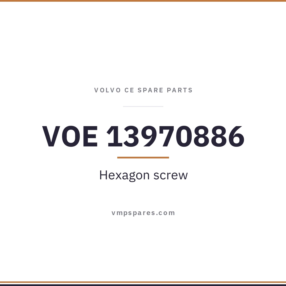 VOE 13970886 – Hexagon screw