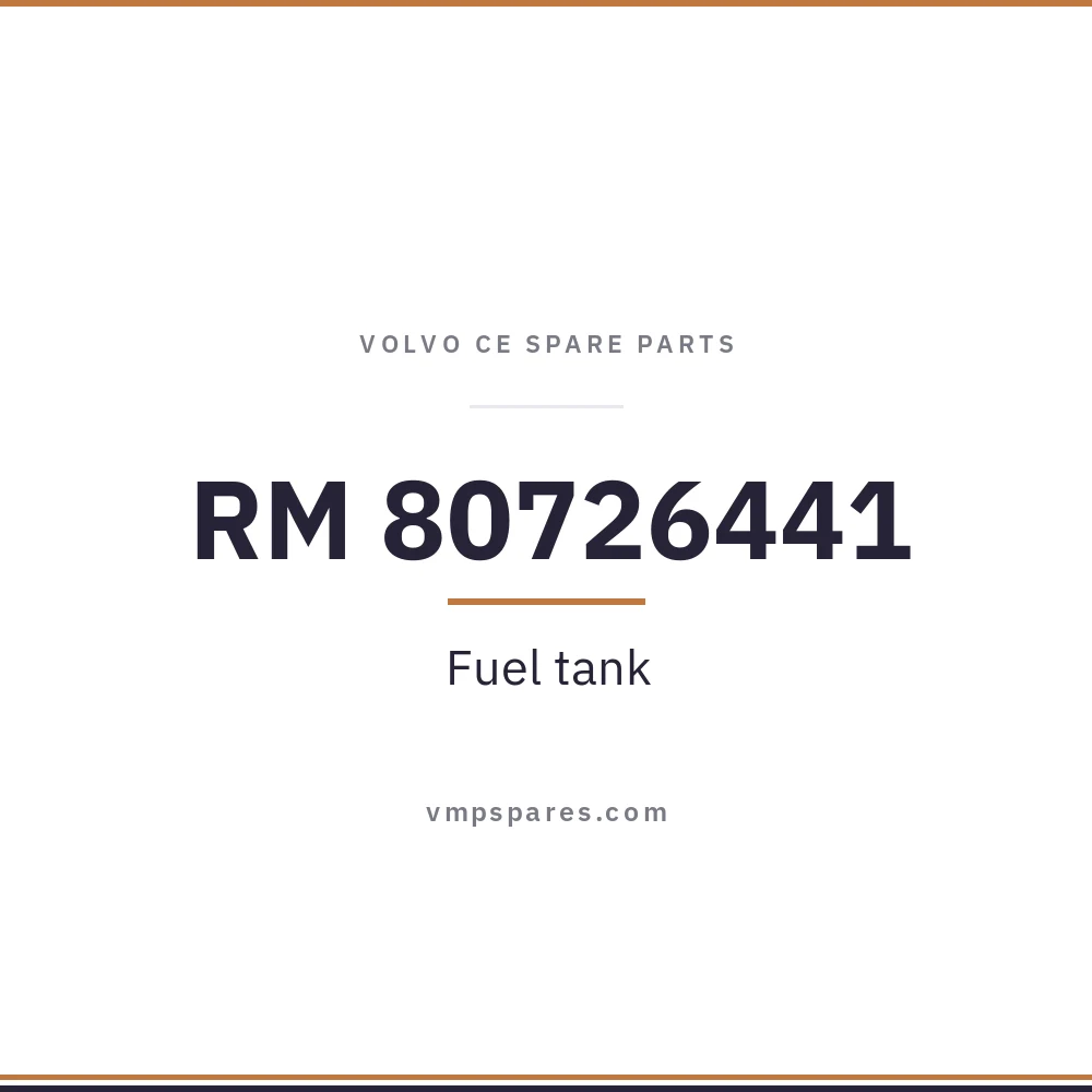 RM 80726441 – Fuel tank