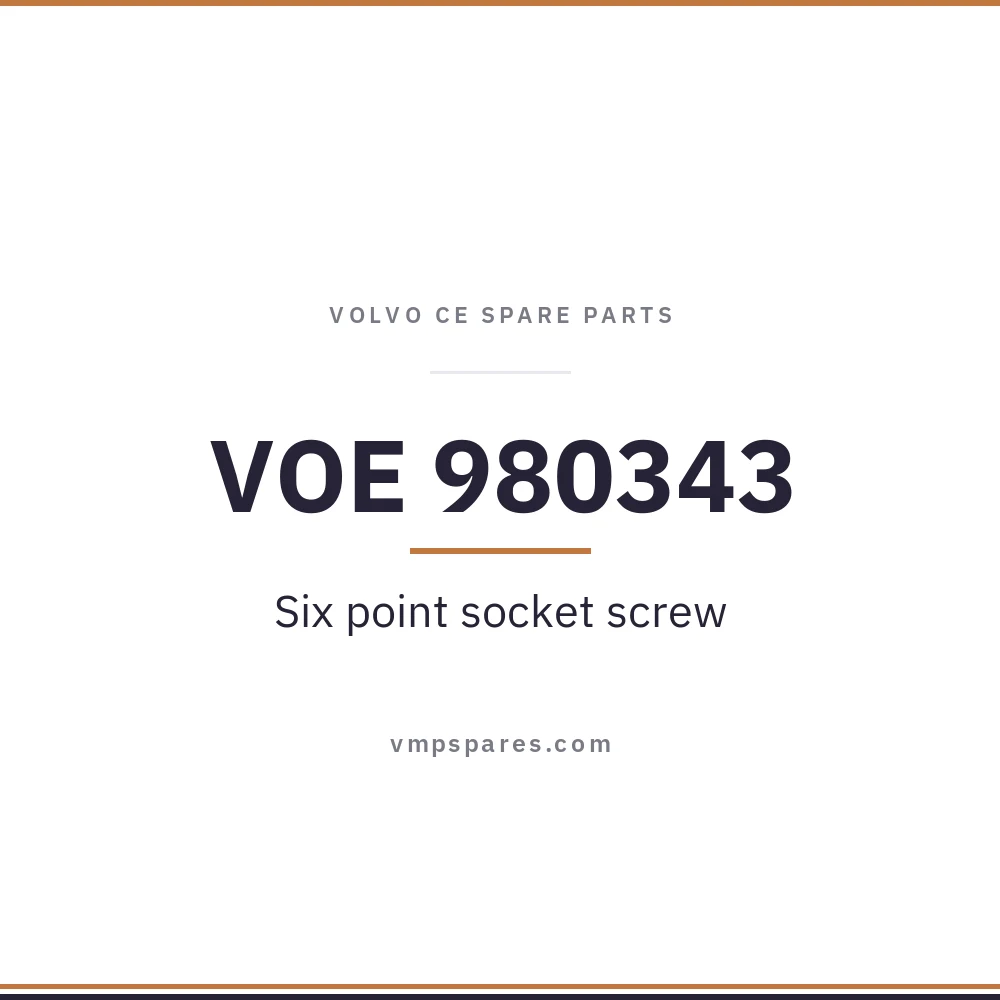 VOE 980343 – Six point socket screw