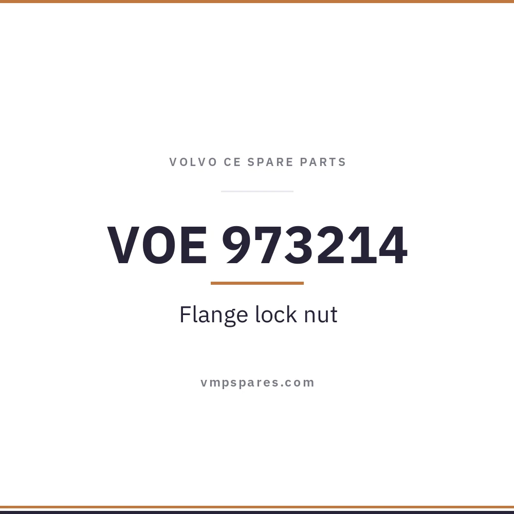 VOE 973214 – Flange lock nut