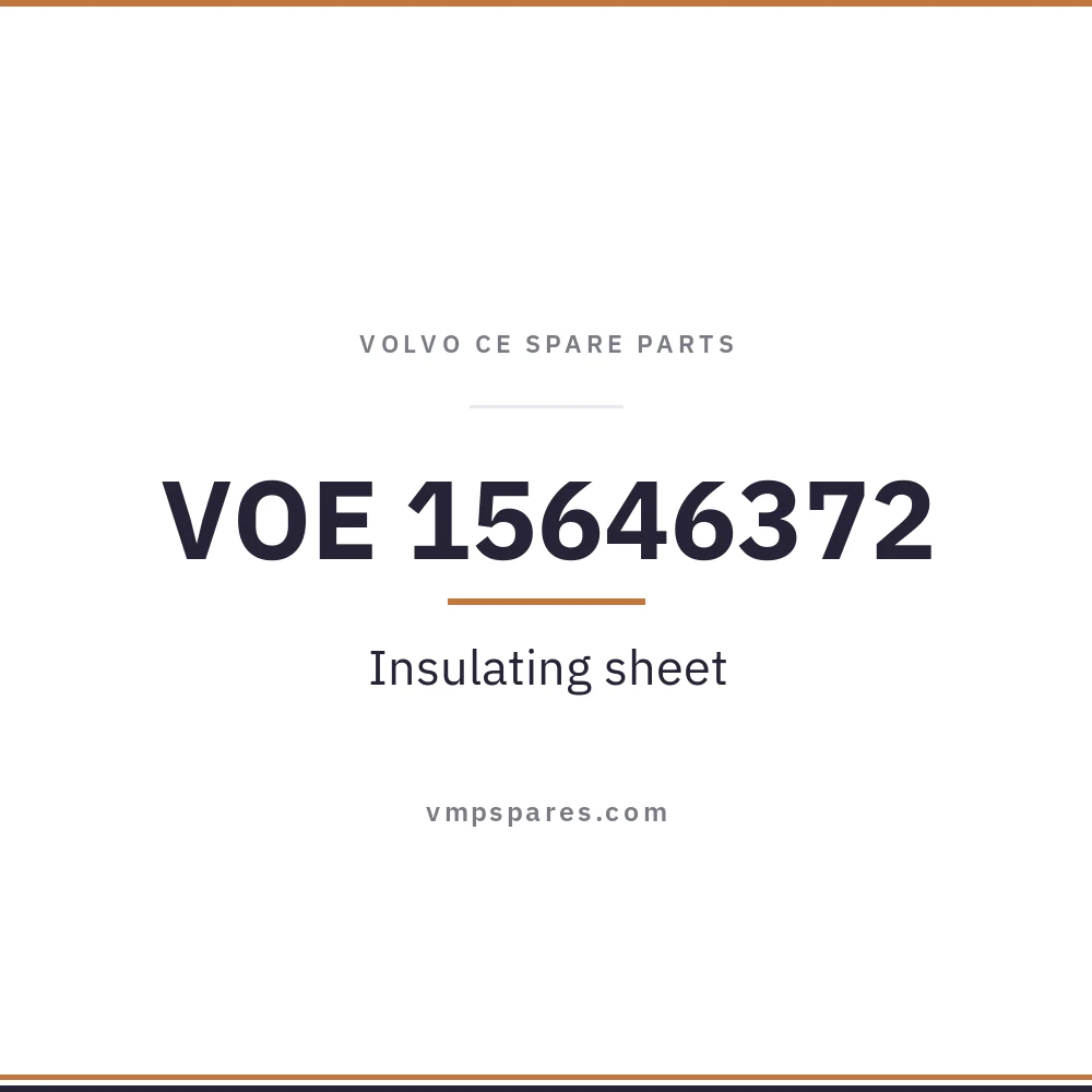 VOE 15646372 – Insulating sheet