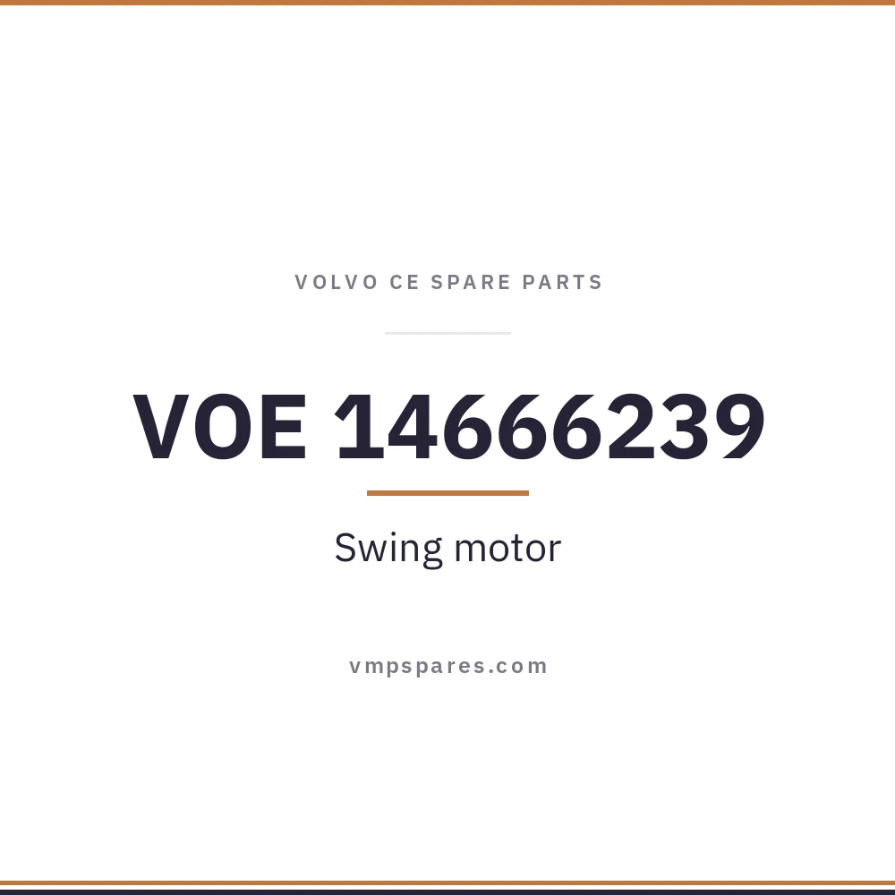 VOE 14666239 – Swing motor