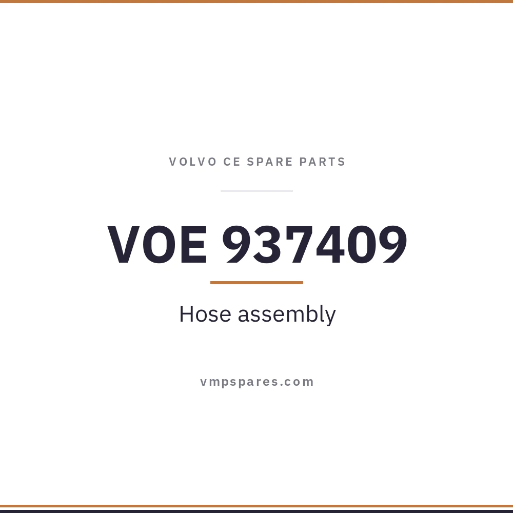 VOE 937409 – Hose assembly