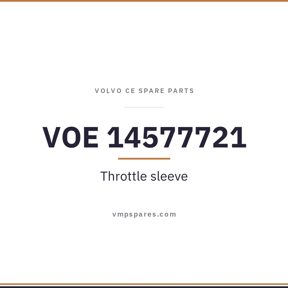 VOE 14577721 – Throttle sleeve