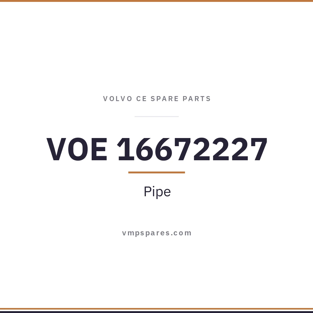 VOE 16672227 – Pipe