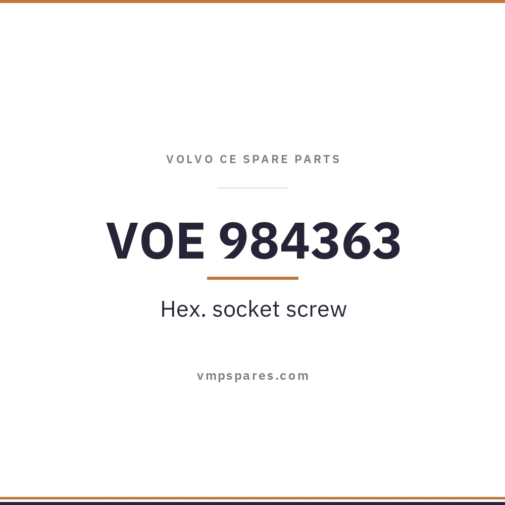VOE 984363 – Hex. socket screw