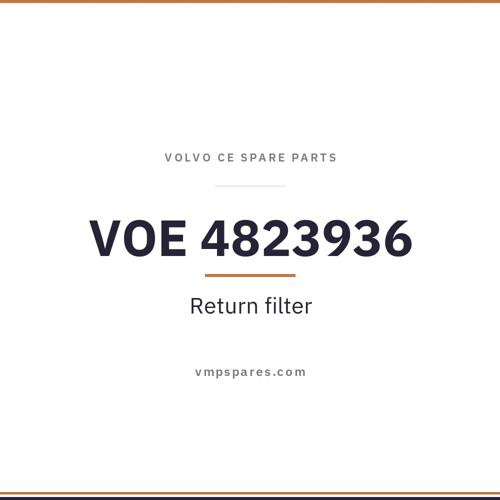 VOE 4823936 – Return filter