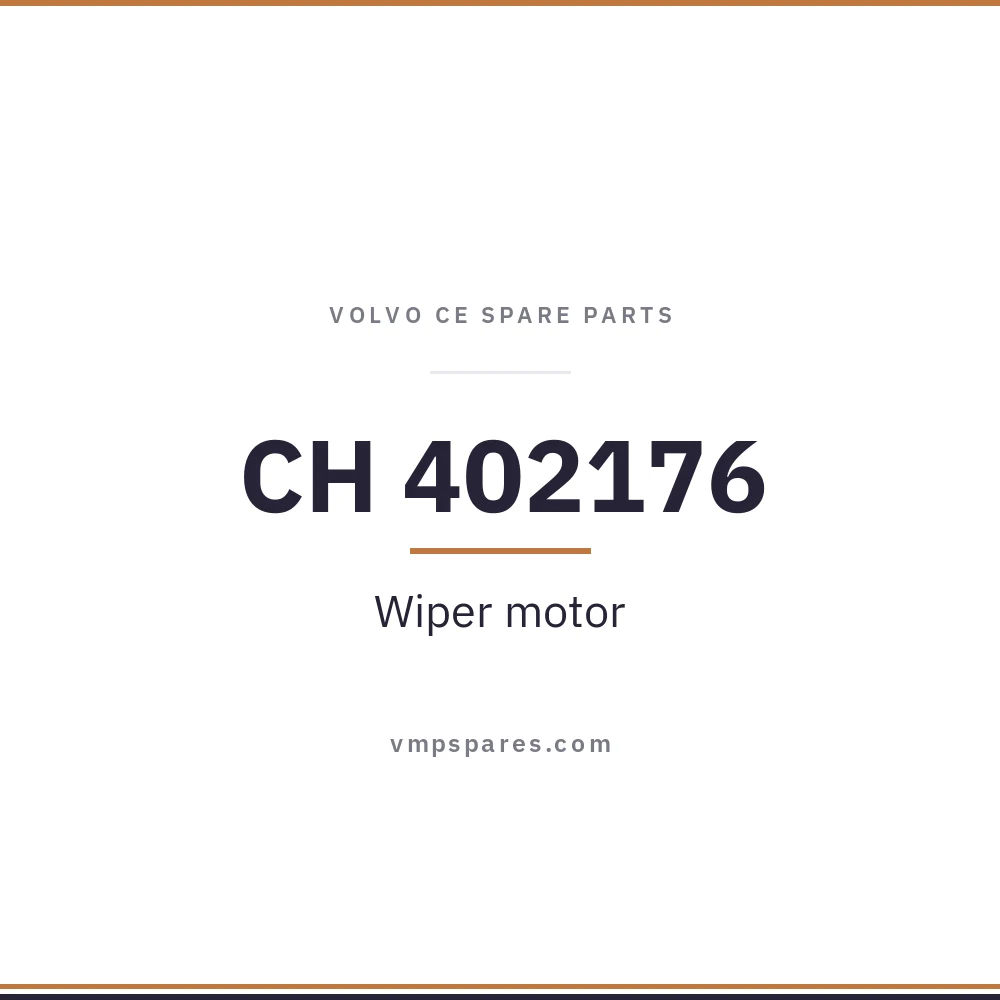 CH 402176 – Wiper motor