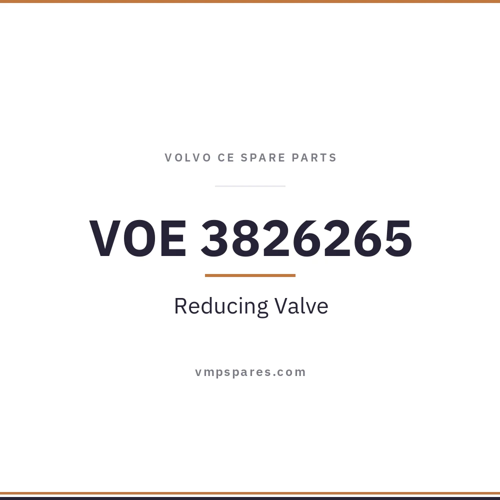 VOE 3826265 – Reducing Valve
