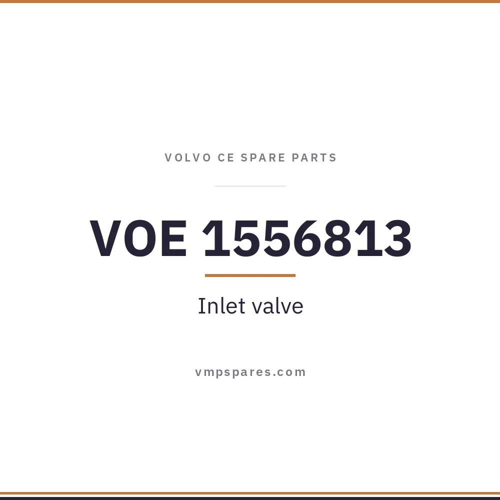 VOE 1556813 – Inlet valve