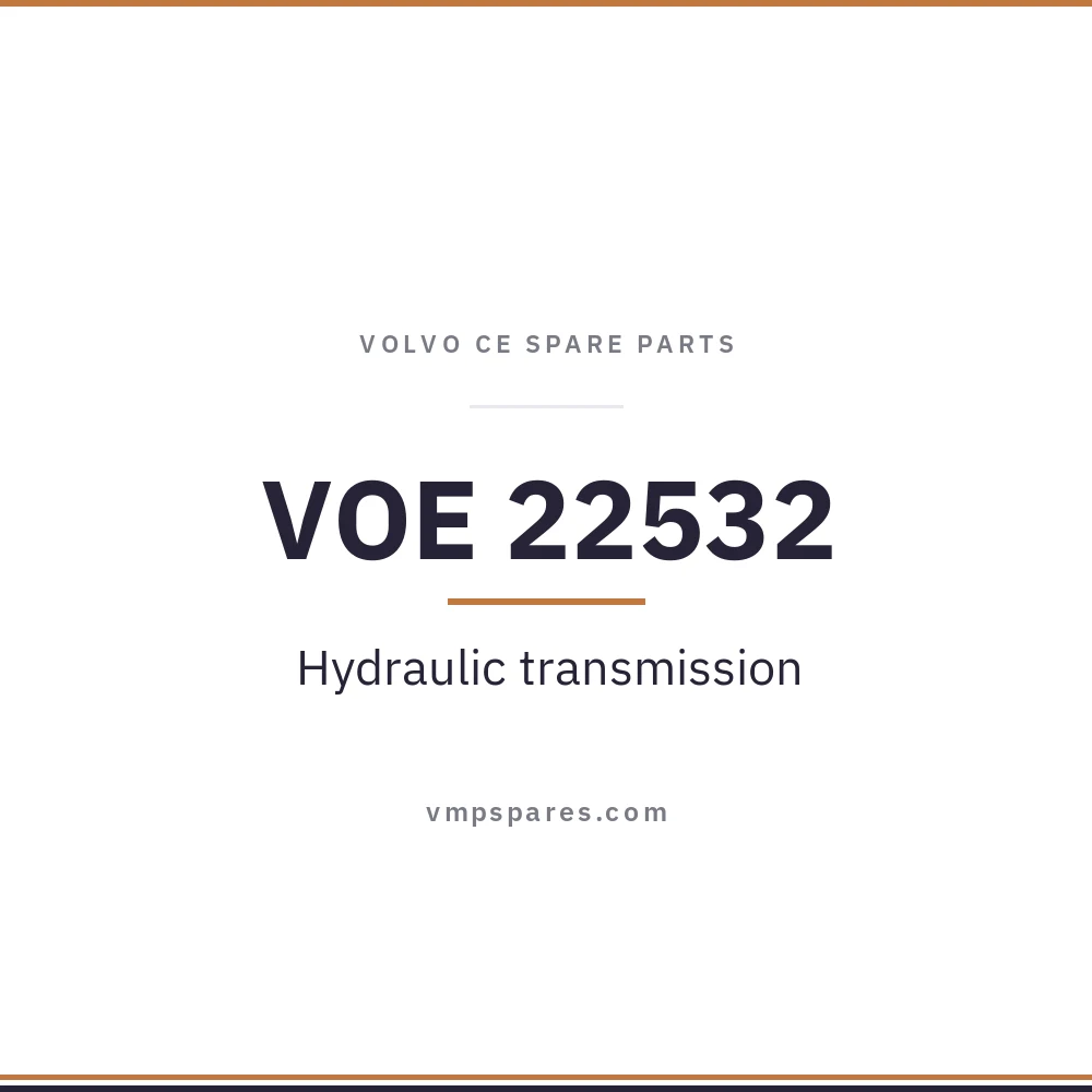 VOE 22532 – Hydraulic transmission