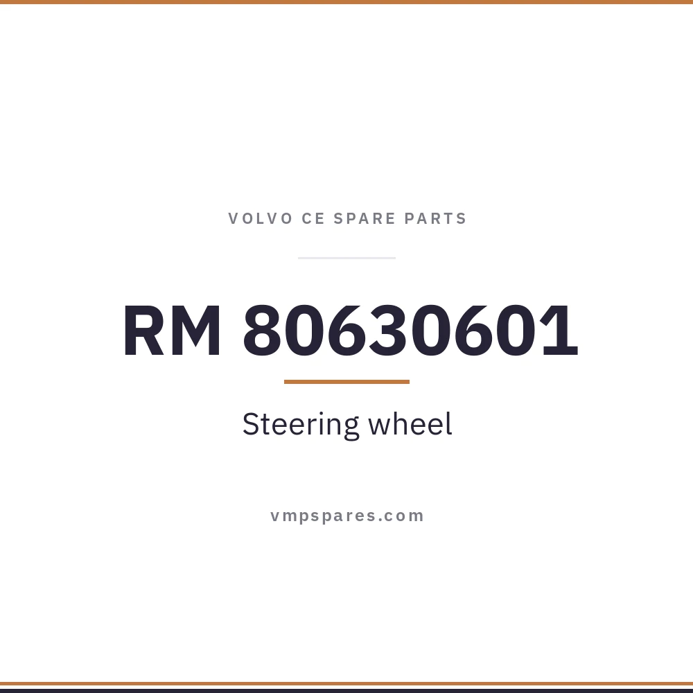 RM 80630601 – Steering wheel
