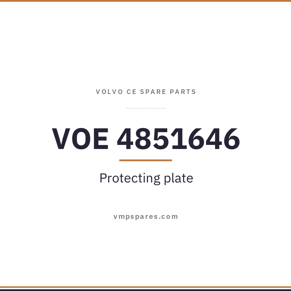 VOE 4851646 – Protecting plate