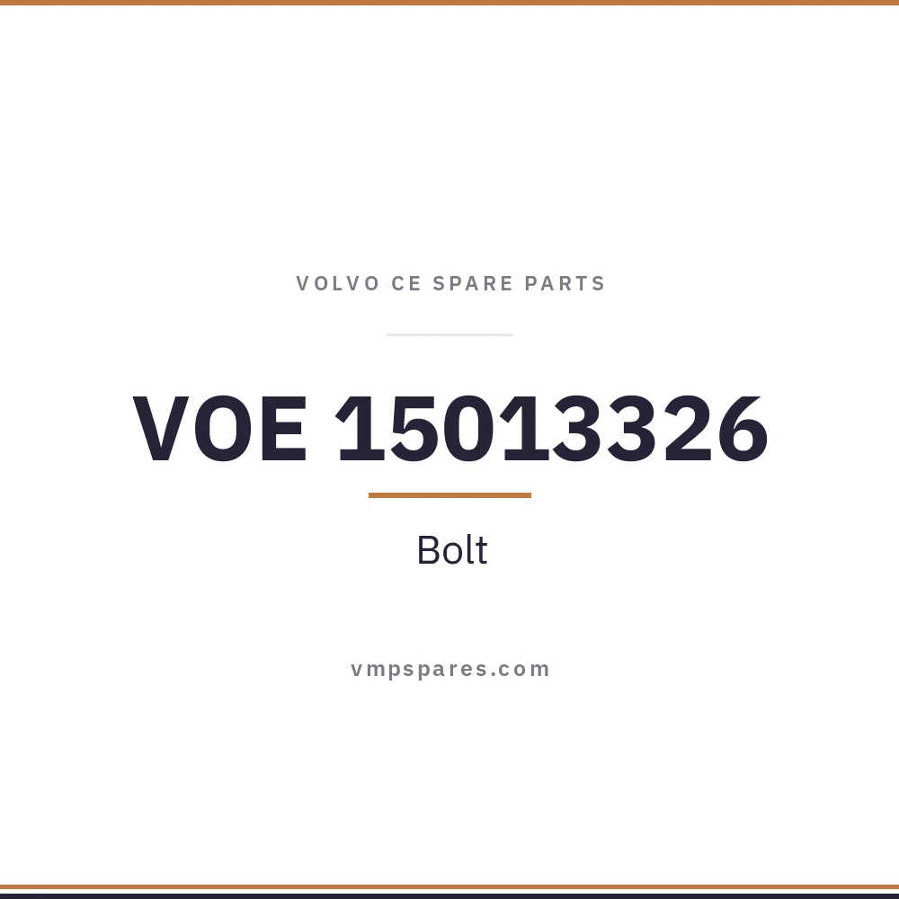 VOE 15013326 – Bolt