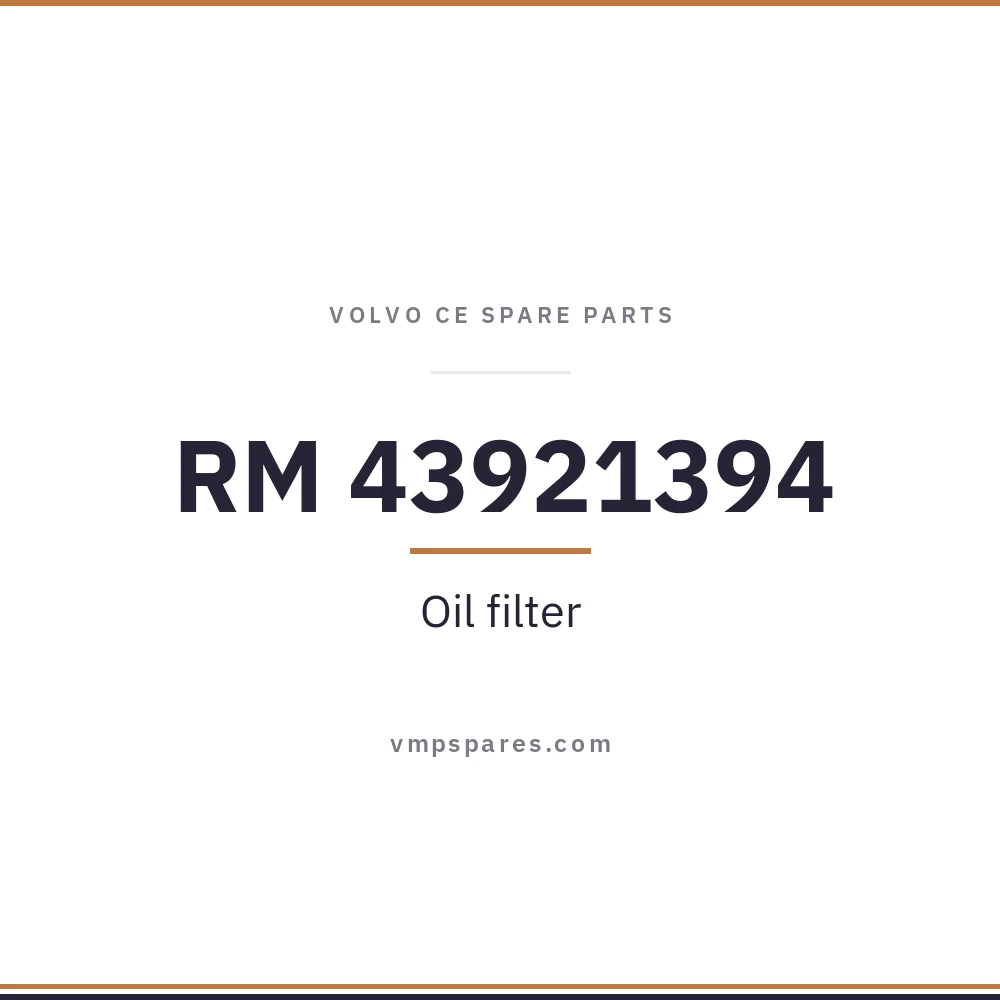 RM 43921394 – Oil filter