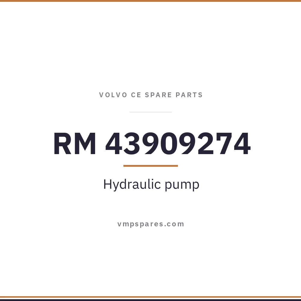 RM 43909274 – Hydraulic pump