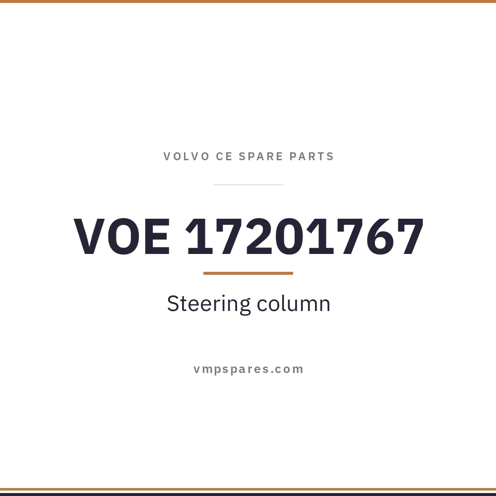 VOE 17201767 – Steering column