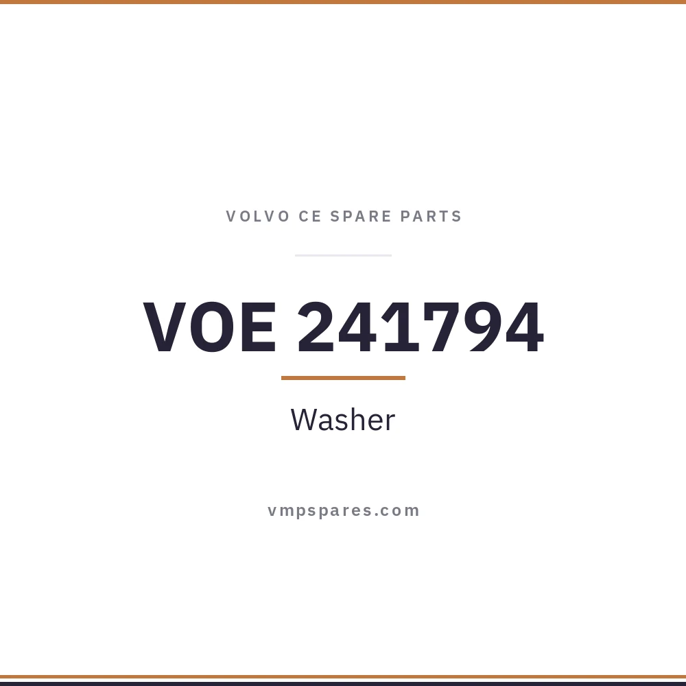 VOE 241794 – Washer