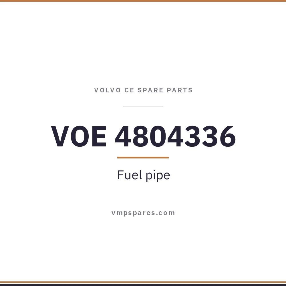 VOE 4804336 – Fuel pipe