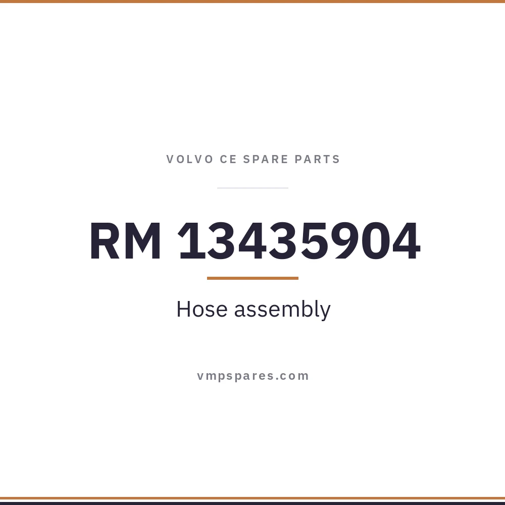 RM 13435904 – Hose assembly